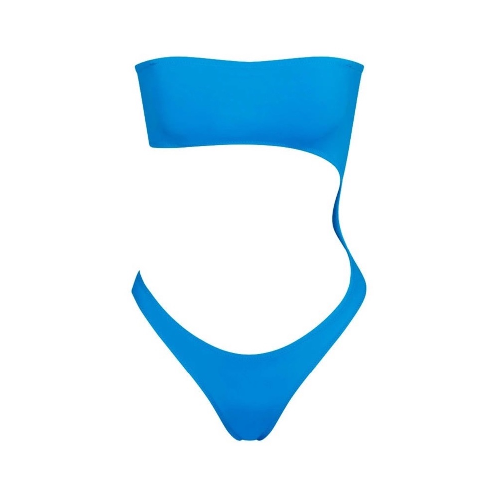 Skims Recycled Swim Strapless Monokini turquoise 2X
